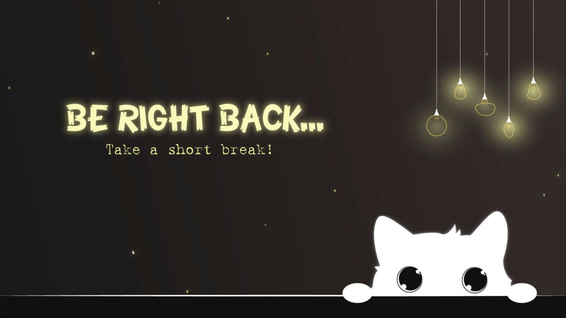 Animated Scenes Cute Hiding Cat - Overlay - Stream K-Arts