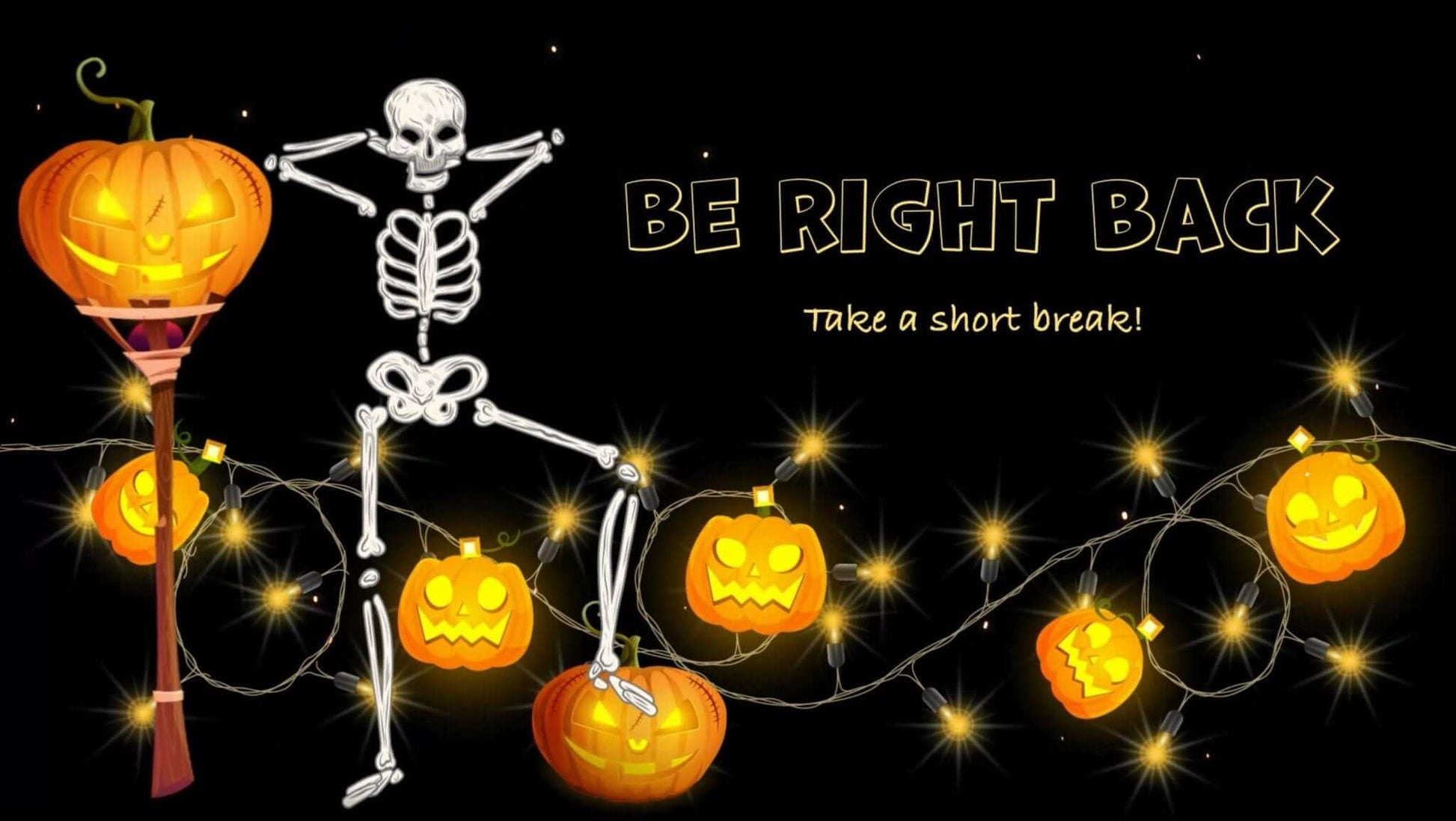 Animated Scenes Halloween Dancing Skeleton - Overlay - Stream K-Arts