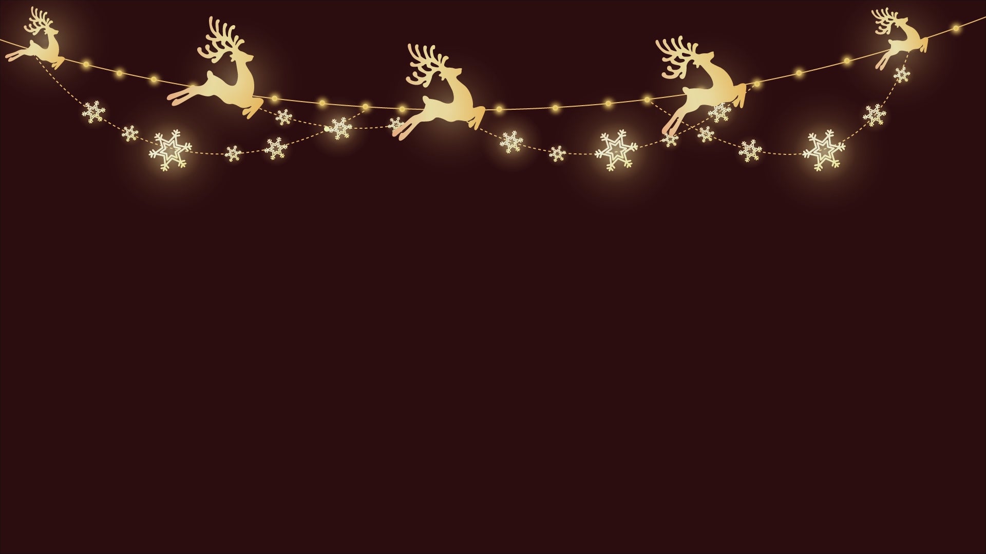 Christmas King Deer Light Chain Animated Stream Decorations