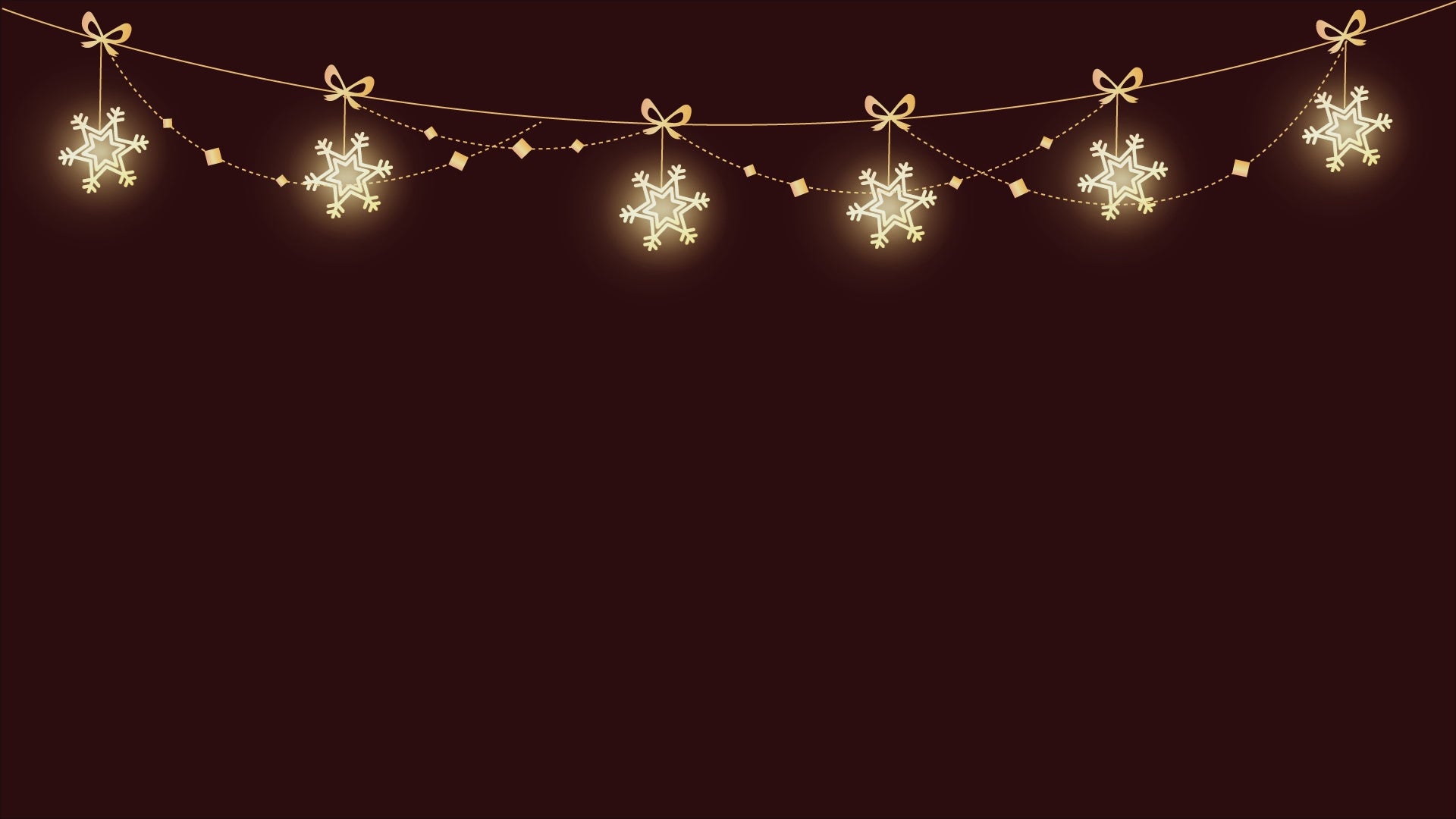 Snow Flakes Light Chain Animated Stream Decorations